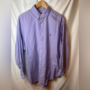 Ralph Lauren Lavender Button Down Shirt